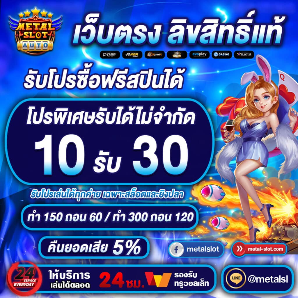 10รับ30 metalslot